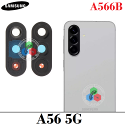 Samsung A56 5G 2025 A566B A566 - Cristal lente de camara - SET completo con embellecedor