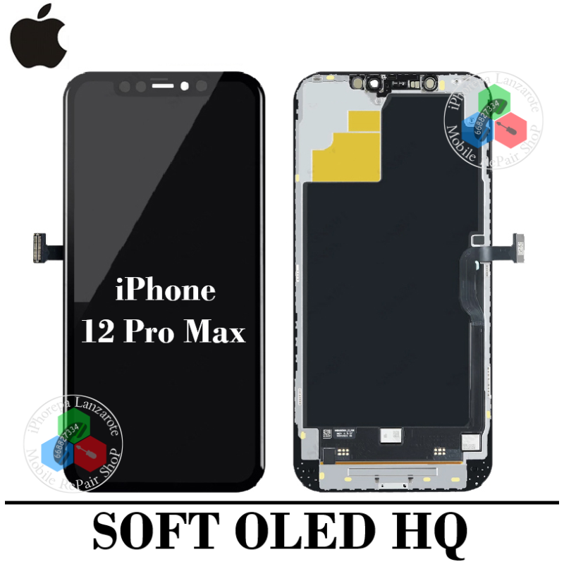 iPhone 12 Pro Max 2020 A2411 - PANTALLA SOFT OLED ( alta calidad )