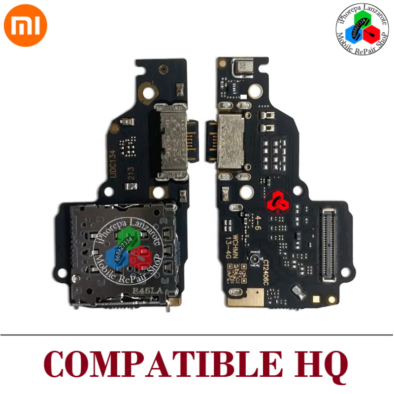 Xiaomi Redmi Note 13 4G 2024 23129RAA4G - PLACA DE CARGA - COMPATIBLE HQ CON IC
