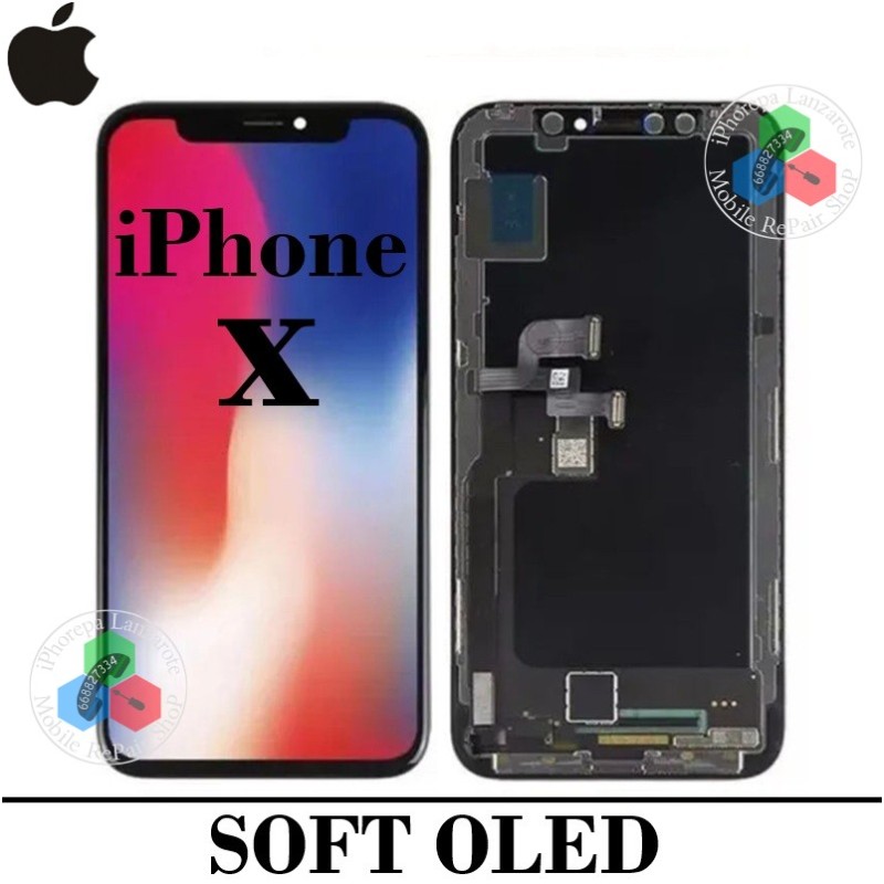 iPhone X 2017 A1901 - PANTALLA SOFT OLED ( alta calidad )
