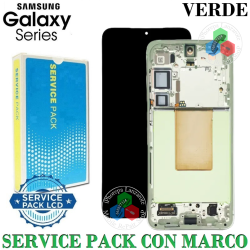Samsung S24 Plus 5G 2024 S926B S926 - Pantalla Service Pack con marco verde