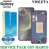Samsung S24 Plus 5G 2024 S926B S926 - Pantalla Service Pack con marco violeta