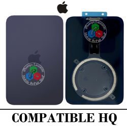 iPhone 17 Pro 5G 2025 A3523 - TAPA DE CRISTAL + SISTEMA MAGNETICO + LOGO - AZUL