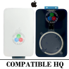 iPhone 17 Pro Max 5G 2025 A3526 - TAPA DE CRISTAL + SISTEMA MAGNETICO + LOGO - SILVER