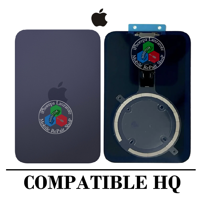 iPhone 17 Pro Max 5G 2025 A3526 - TAPA DE CRISTAL + SISTEMA MAGNETICO + LOGO - AZUL
