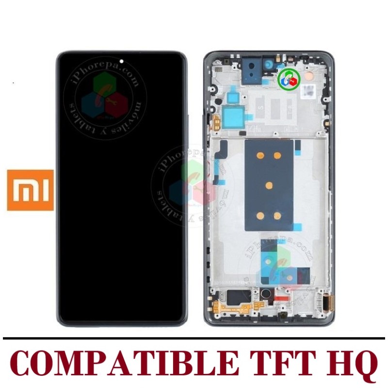 Xiaomi 11T Pro 5G 2021 2107113SG / 11T 5G 2021 21081111RG   (Meteorite Gray) - PANTALLA COMPATIBLE TFT HQ CON MARCO