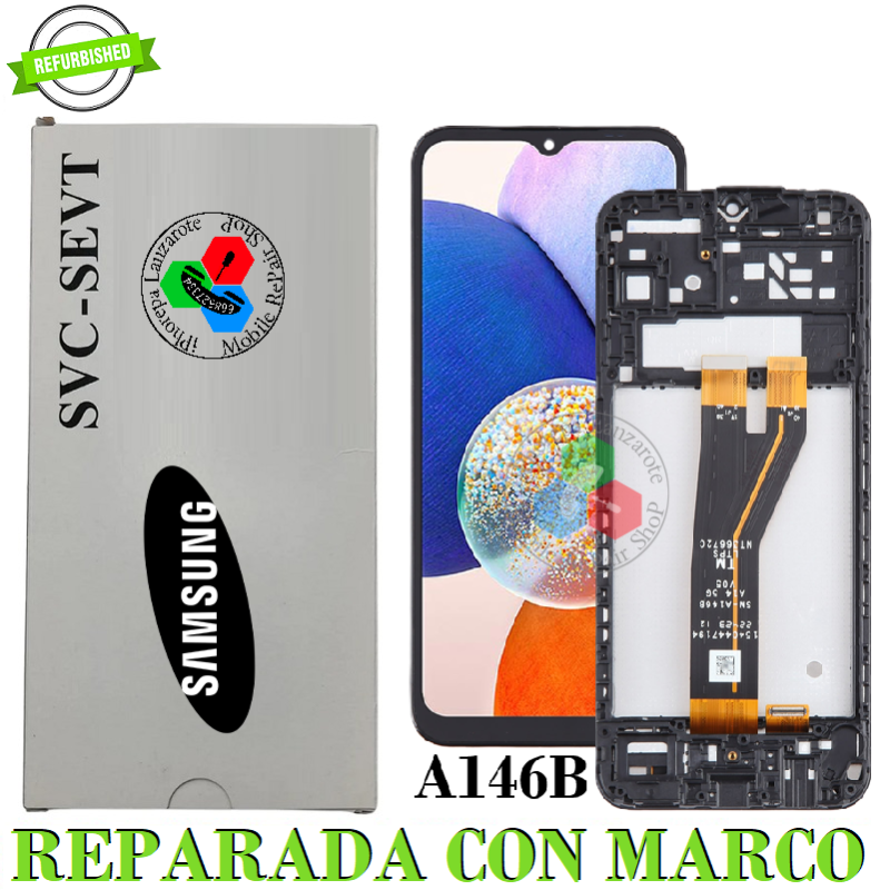 SAMSUNG A14 5G 2023 A146 A146B - PANTALLA ORIGINAL REFURBISHED CON MARCO