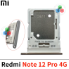 Xiaomi Redmi Note 12 Pro 4G 2023 2209116AG - Bandeja dual sim - SILVER