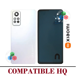 Xiaomi Redmi Note 12 Pro 4G 2023 2209116AG - TAPA DE CRISTAL CON LOGO + LENTE - COMPATIBLE HQ BLANCO