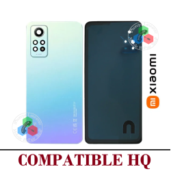 Xiaomi Redmi Note 12 Pro 4G 2023 2209116AG - TAPA DE CRISTAL CON LOGO + LENTE - COMPATIBLE HQ AZUL ESTELAR