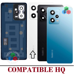 Xiaomi Redmi Note 12 Pro Plus 5G 2022 22101316UCP - TAPA DE CRISTAL CON LOGO + LENTE - COMPATIBLE HQ BLANCO