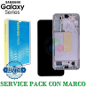 Samsung S23 Plus 5G 2023 S916B S916 - Pantalla Service Pack con marco violeta