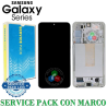 Samsung S23 Plus 5G 2023 S916B - Pantalla Service Pack con marco crema