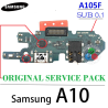 SAMSUNG A10 4G 2019 A105 A105FN - ( VERSION SUB 0.1 ) SUB PLACA DE CARGA ORIGINAL SERVICE PACK
