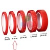 Cinta 3M de Doble Cara Adhesiva Roja de 8mm