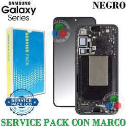Samsung S24 Plus 5G 2024 S926B S926 - Pantalla Service Pack con marco NEGRO