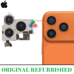 iPhone 17 Pro 5G 2025 A3523 / iPhone 17 Pro Max 5G 2025 A3526 - SET CAMARA PRINCIPAL 48MPX + 48MPX + 48MPX - ORIGINAL REFURBISHE