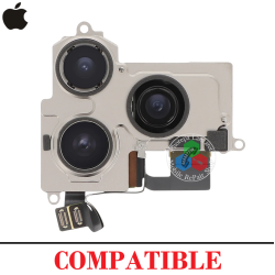 iPhone 17 Pro 5G 2025 A3523 / iPhone 17 Pro Max 5G 2025 A3526 - SET CAMARA PRINCIPAL 48MPX + 48MPX + 48MPX - COMPATIBLE