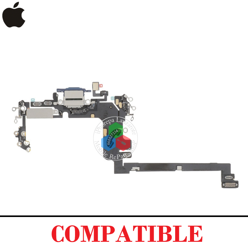iPhone 17 Pro 5G 2025 A3523 - FLEX DE CARGA + MICROFONO - COMPATIBLE