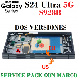 Samsung S24 Ultra 5G 2024 S928B S928 - Pantalla oled hq BF8 con marco negro