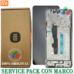 Xiaomi Redmi Note 13 5G 2024 2312DRAABG - PANTALLA SERVICE PACK CON MARCO BLANCO