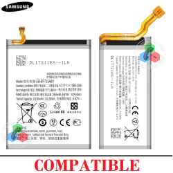 SAMSUNG Z Flip4 / z Flip 4 5G 2022 F721B - BATERIA COMPATIBLE - SET 2PCS