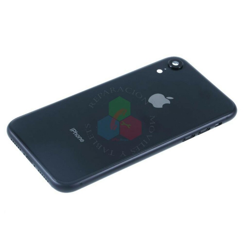 iPhone Xr - TAPA CHASIS CARCASA COMPLETA SIN COMPONENTES - NEGRO