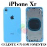 iPhone Xr - TAPA CHASIS CARCASA COMPLETA SIN COMPONENTES - AZUL