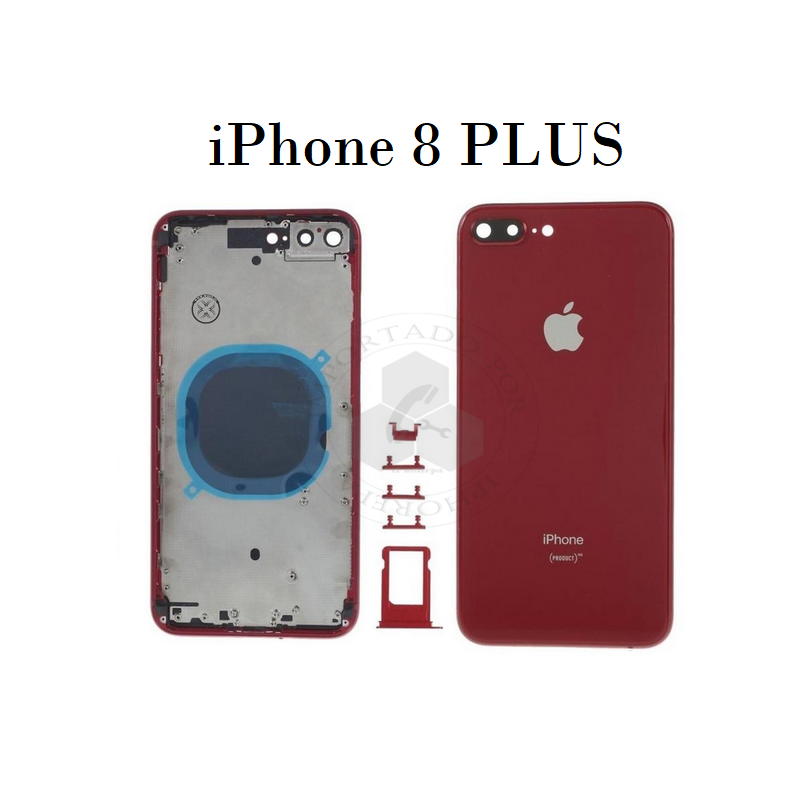 iPhone 8 PLUS - CARCASA chasis ROJO - Sin componentes