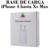 BASE DE CARGA 5W para iPhone 4,5,5S,5C,6,6S,7,8,X,XS,Xs Max
