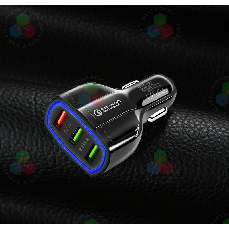 CARGADOR DE COCHE SUPER RÁPIDO 7A 3.0  12-35W