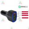 CARGADOR DE COCHE SUPER RÁPIDO 7A 3.0  12-35W