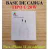 BASE DE CARGA TIPO C 20W - iPhone 11,12, 13, 14 / PRO / PRO MAX