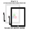 iPad 3 / iPad 4 - PANTALLA TACTIL SIN BOTON - NEGRO