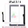 iPad 3 / iPad 4 - PANTALLA TACTIL SIN BOTON - BLANCO
