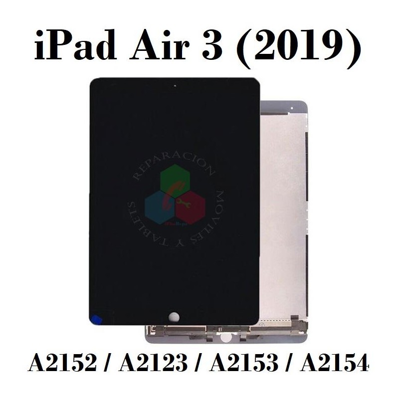 iPad Air 10.5" 2019 ( iPad air 3ªGen) A2152 / A2123 / A2153 - PANTALLA compatible hq negro