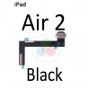 iPad Air 2 9.7" 2014 / A1566 / A1567 / iPad 6 - FLEX DE CARGA NEGRO