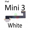 iPad Mini 3 A1599 / A1600 - FLEX DE CARGA - BLANCO