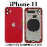 iPhone 11 - CARCASA CHASIS ROJO SIN COMPONENTES