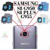 SAMSUNG S8 G950-S8 PLUS G955-CRISTAL lente DE CÁMARA CON BISEL