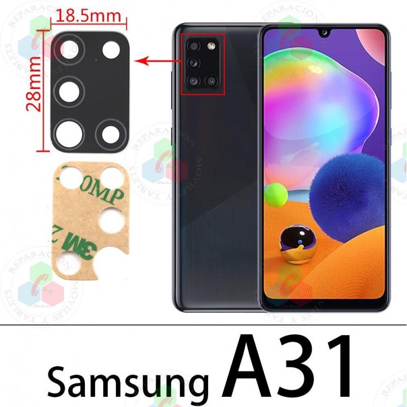 SAMSUNG A31 4g 2020 A315f a315 - CRISTAL lente DE CÁMARA