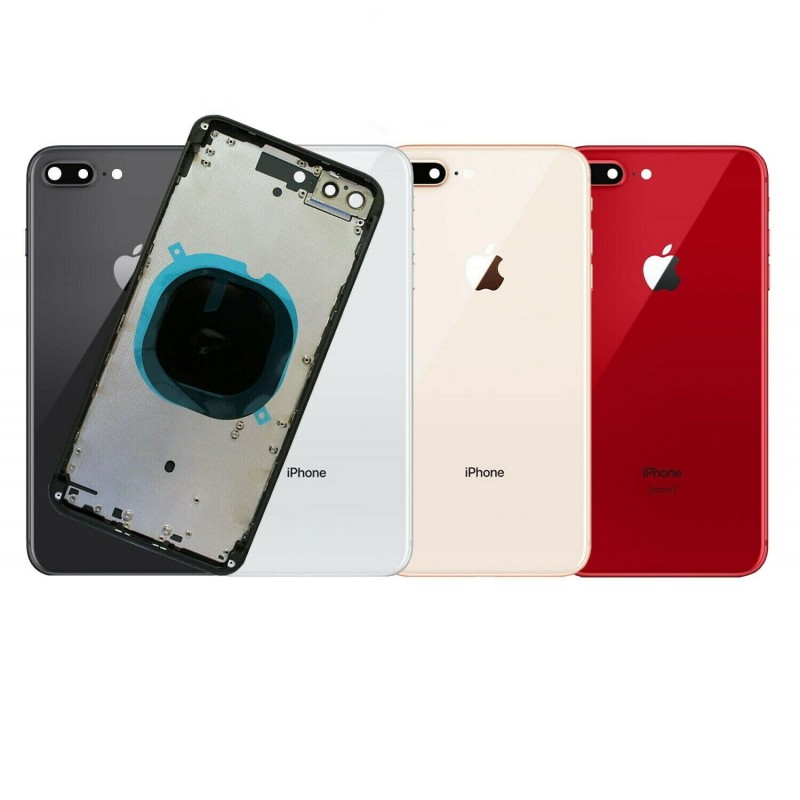 iPhone 8 PLUS / iPhone 8+ CARCASA DORADO CON LOGO Sin componentes