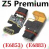 SONY Z5 Premium (E6853), Z5 Premium Dual (E6883)-FLEX DE CARGA
