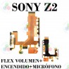 SONY Z2-ENCENDIDO+Volumen+Microfono-D6502 D6503