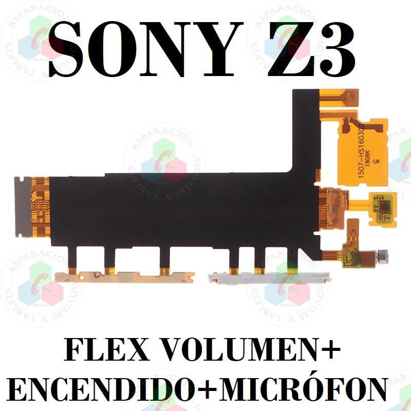 SONY Z3-ENCENDIDO+Volumen+Microfono D6603, D6643, D6653
