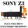 SONY Z3-ENCENDIDO+Volumen+Microfono D6603, D6643, D6653
