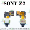 SONY Z2-Conector Jack Audio+SENSOR DE PROXIMIDAD-D6502 D6503