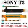 Sony Xperia T3-Flex Encendido y Volumen