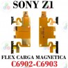 Sony Xperia Z1-Flex Carga NFC- CARGA MAGNETICA