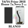 HUAWEI Y6 2018 / Y6 PRIME 2018 / HONOR 7A /NOVA 2 LITE-PANTALLA BLANCO